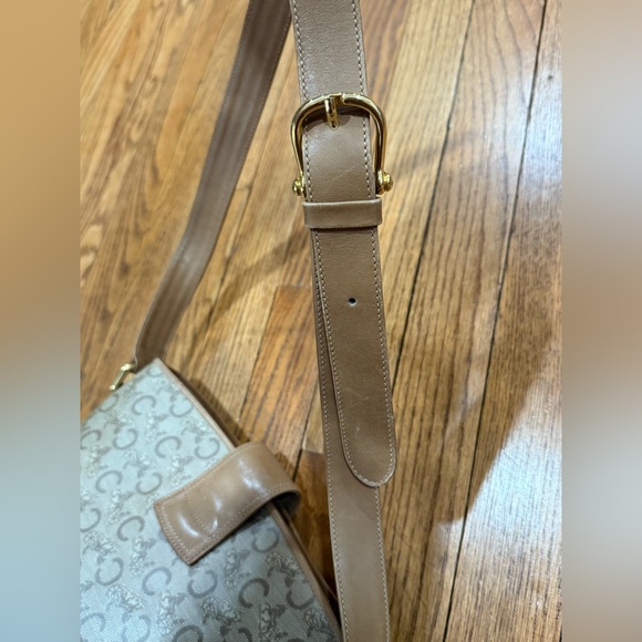 Celine Vintage Macadam Crossbody Bag Horse Carriage Canvas Leather Shoulder bag - Picture 9 of 16